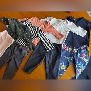 Bundle Bodysuits and Pants - Old Navy, Cloud Island, Carters, Jumping Beans